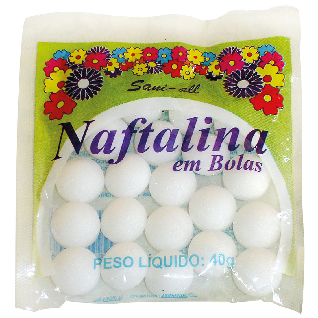 Naftalina Sani All 40g Bolas