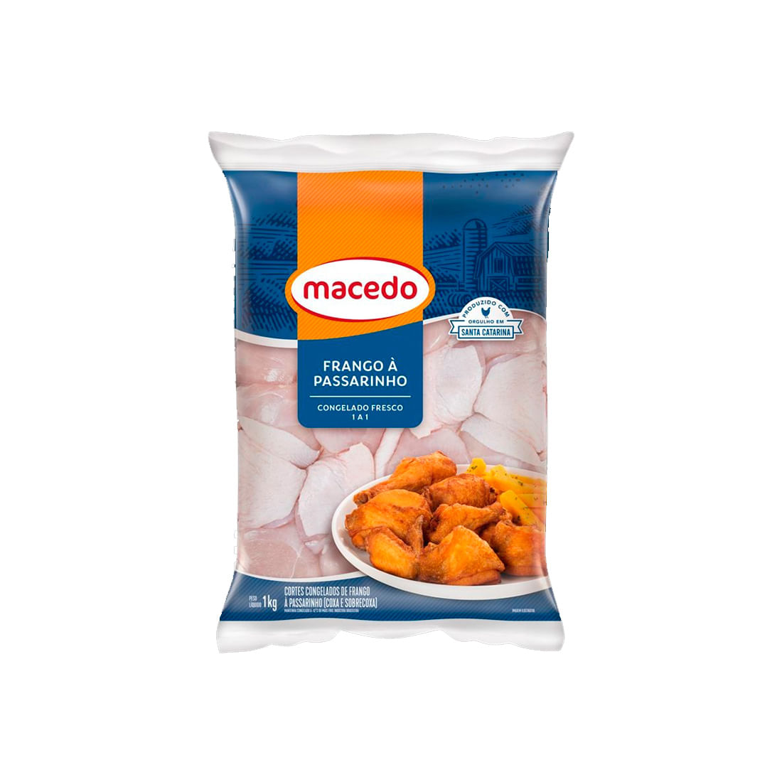 Frango À Passarinho Macedo 1kg Iqf