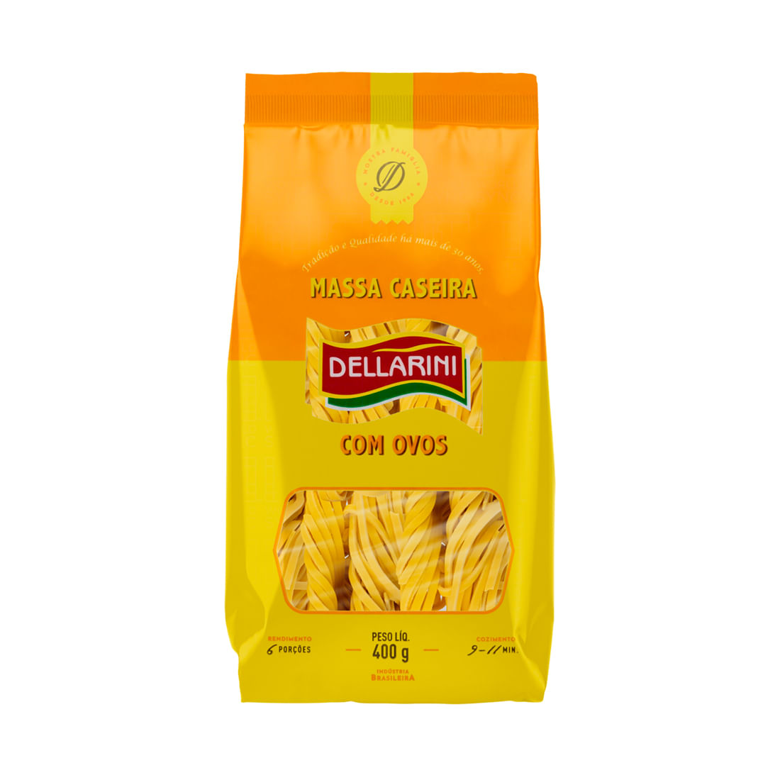 Macarrão C/ Ovos Dellarini 400g Caseiro