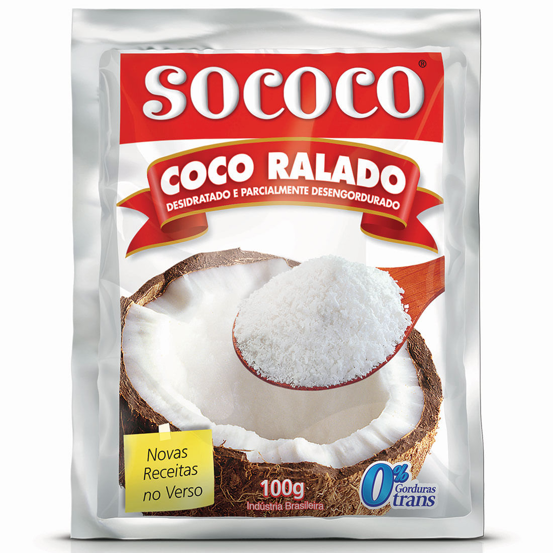 Coco Ralado Sococo 100g Desidratado