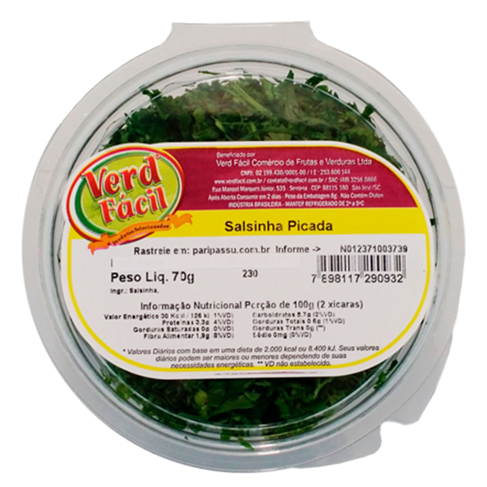 Salsinha Verde Fácil 70g