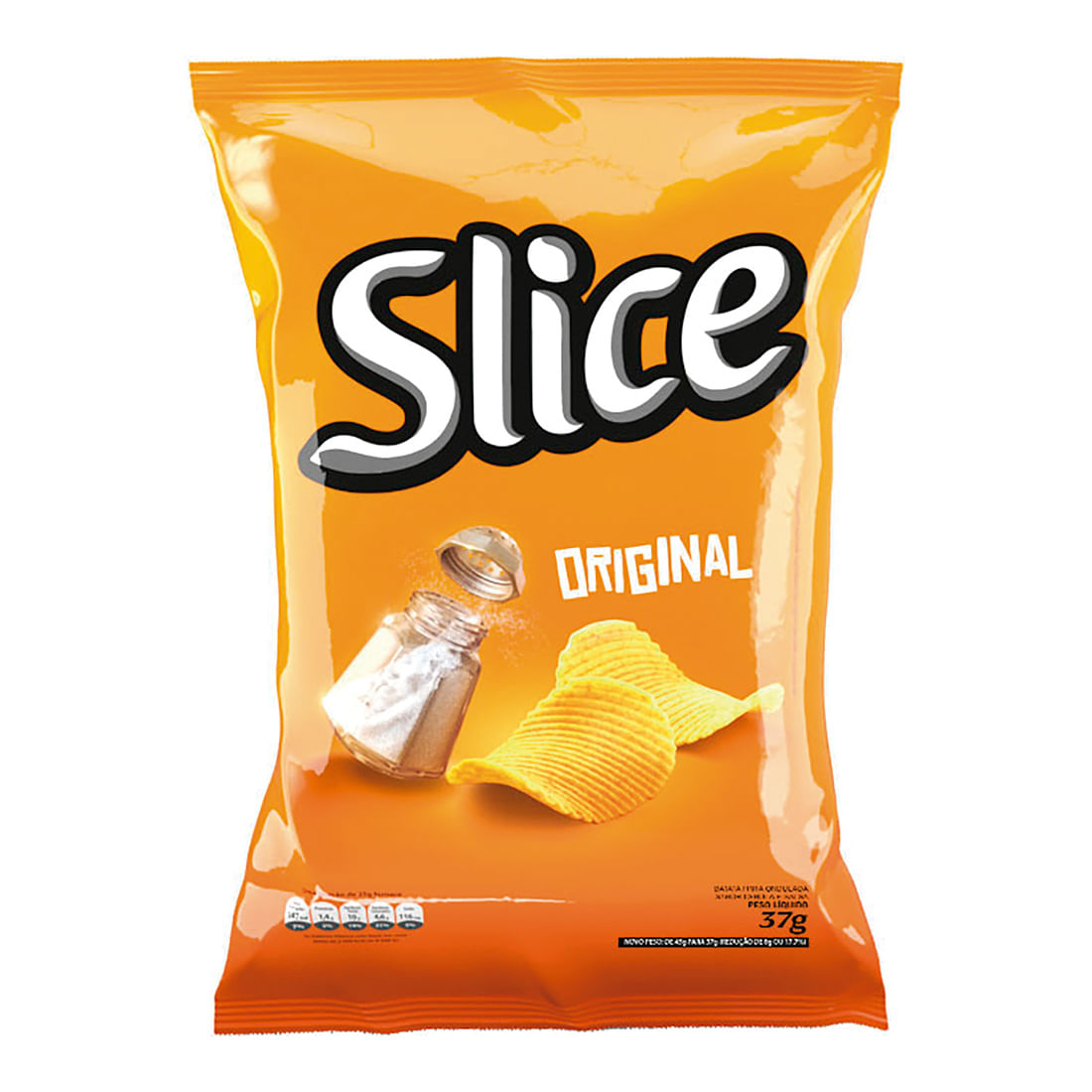 Salgadinho Batata Slice 37g Ondulada