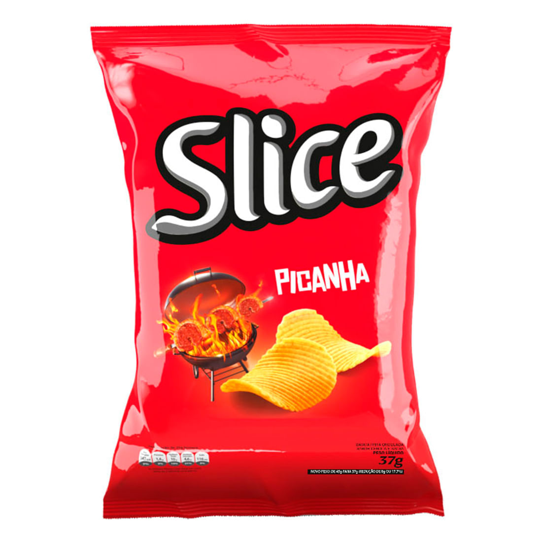 Salgadinho Batata Slice 37g Picanha