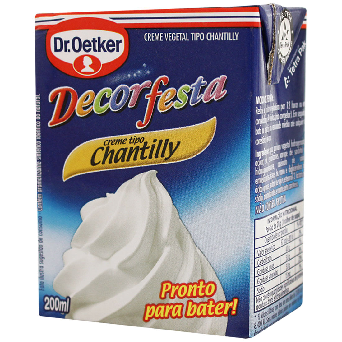 Creme Chantilly Oetker 200ml