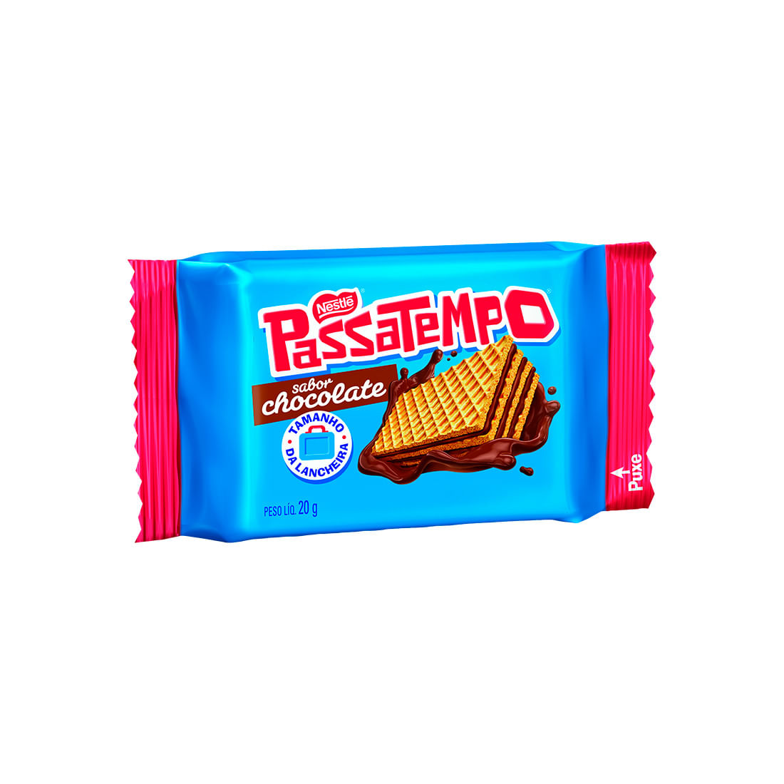 Biscoito Wafer Chocolate Passatempo 20g