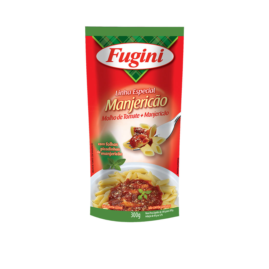 Molho Tomate Fugini 300g Manjericao Sach