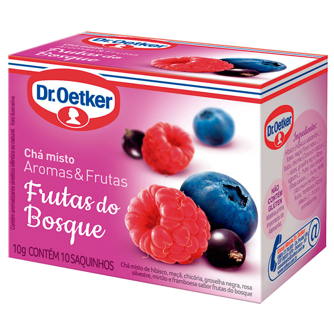 Chá Dr. Oetker 10g Aromas {&} Frutas Bosque