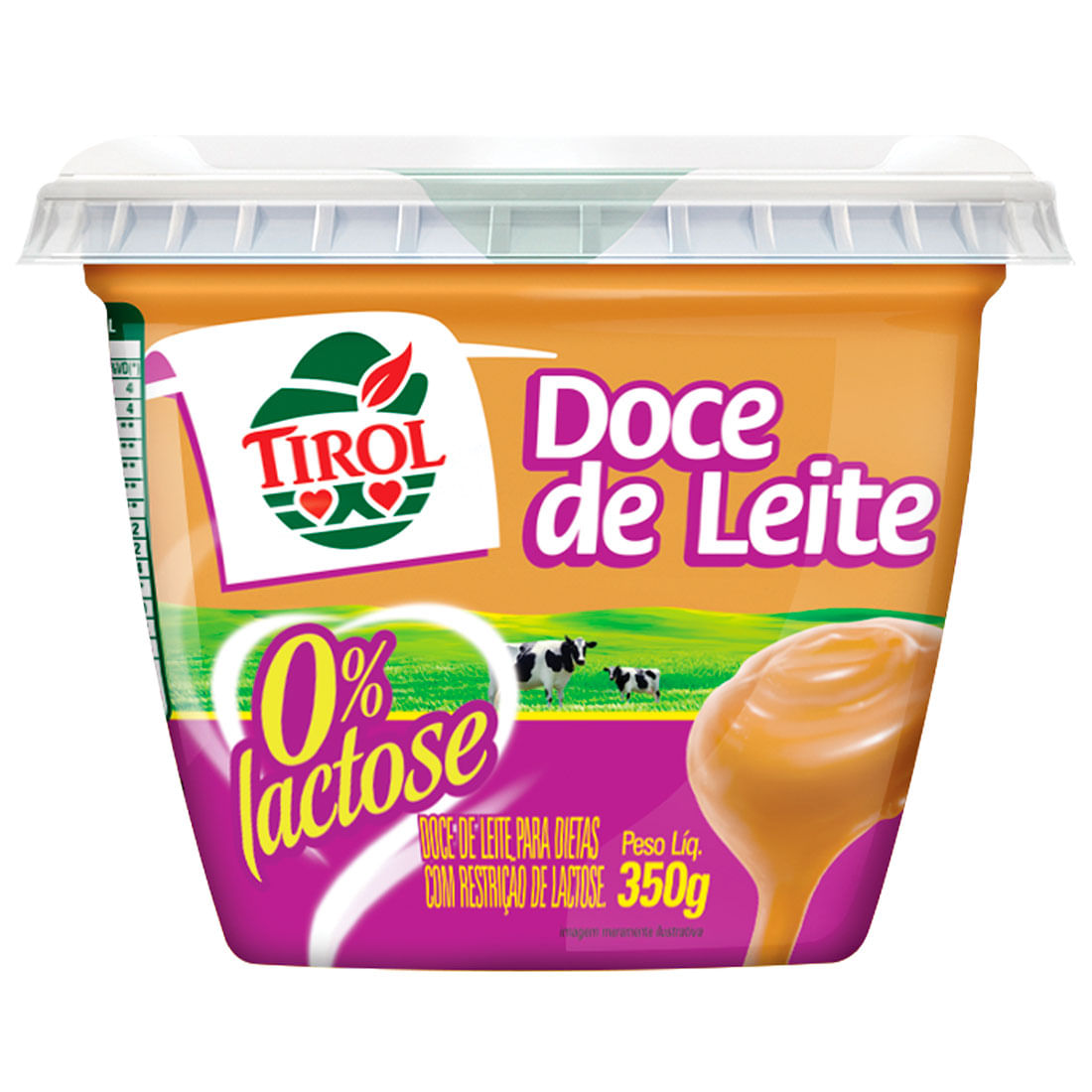 Doce De Leite Tirol 350g Zero Lactose