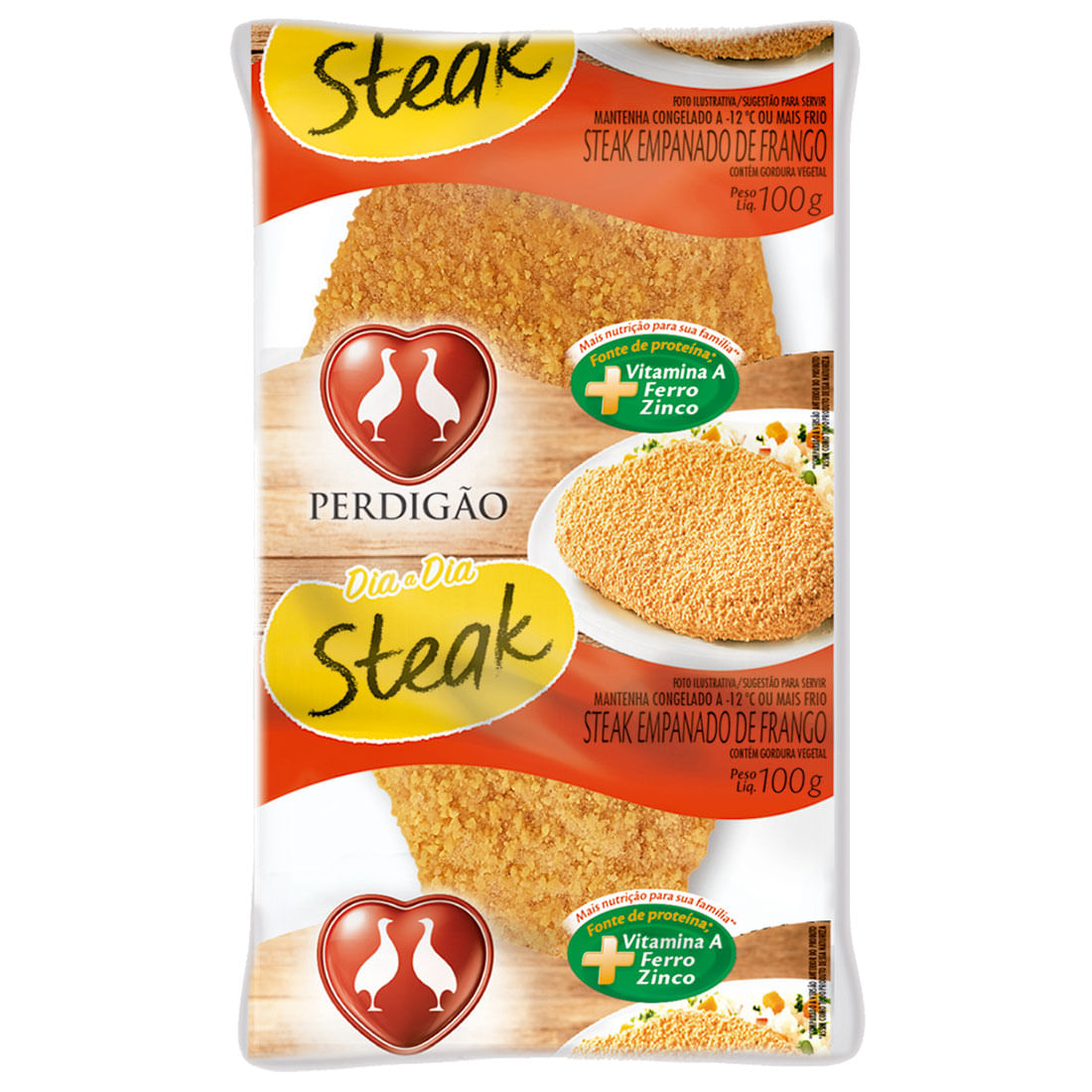 Empanado Frango Perdigao 100g Steak