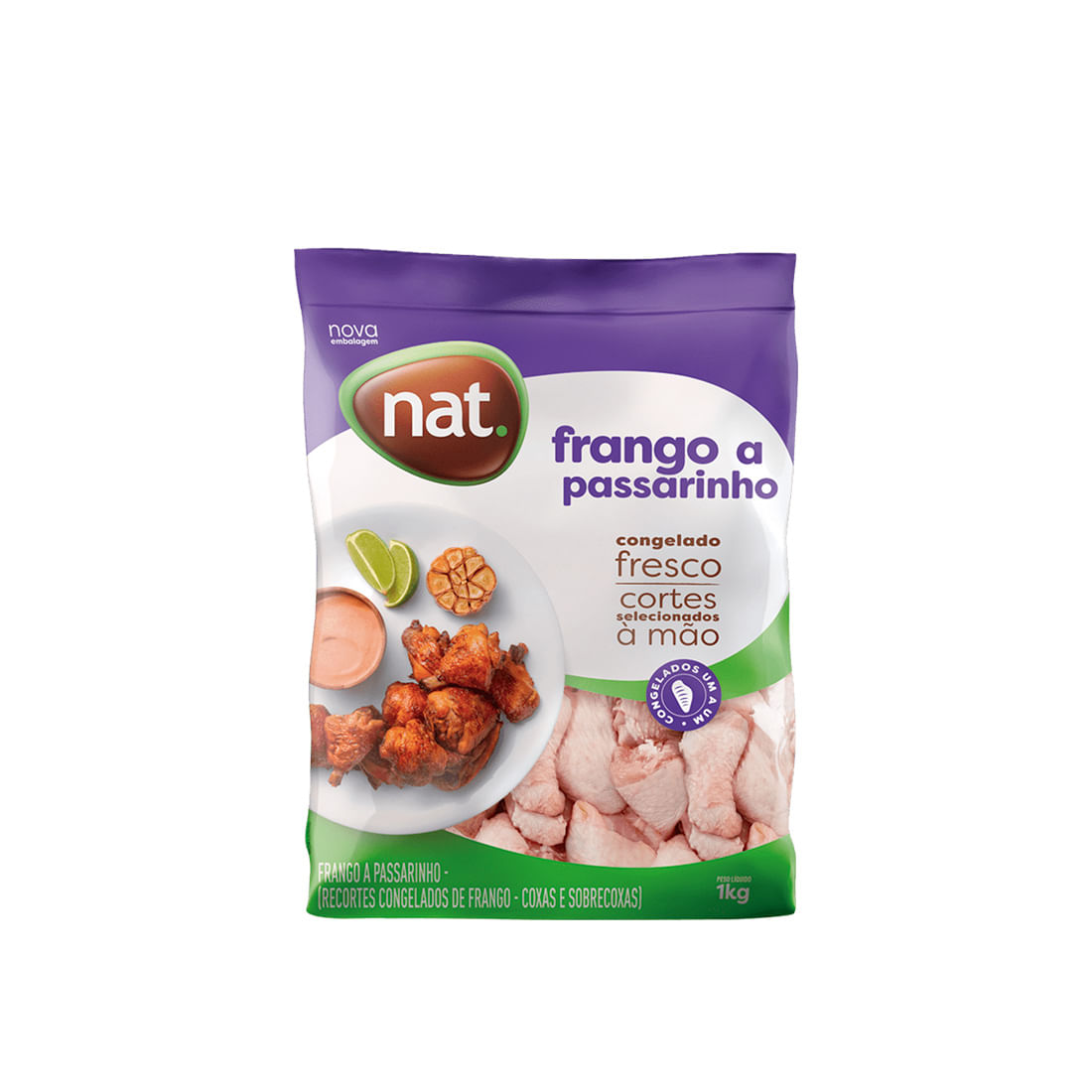 Frango A Passarinho Nat 1kg Iqf