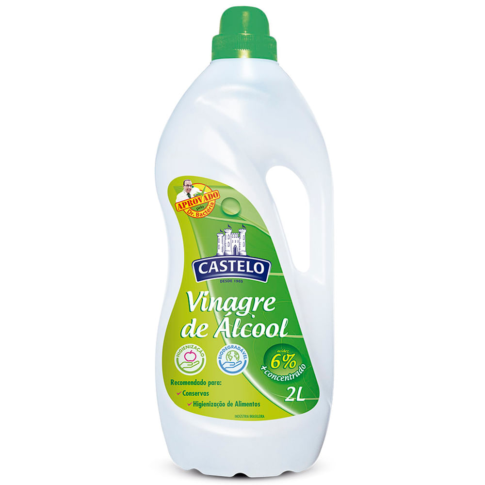 Vinagre Alcool Castelo 2l 6%