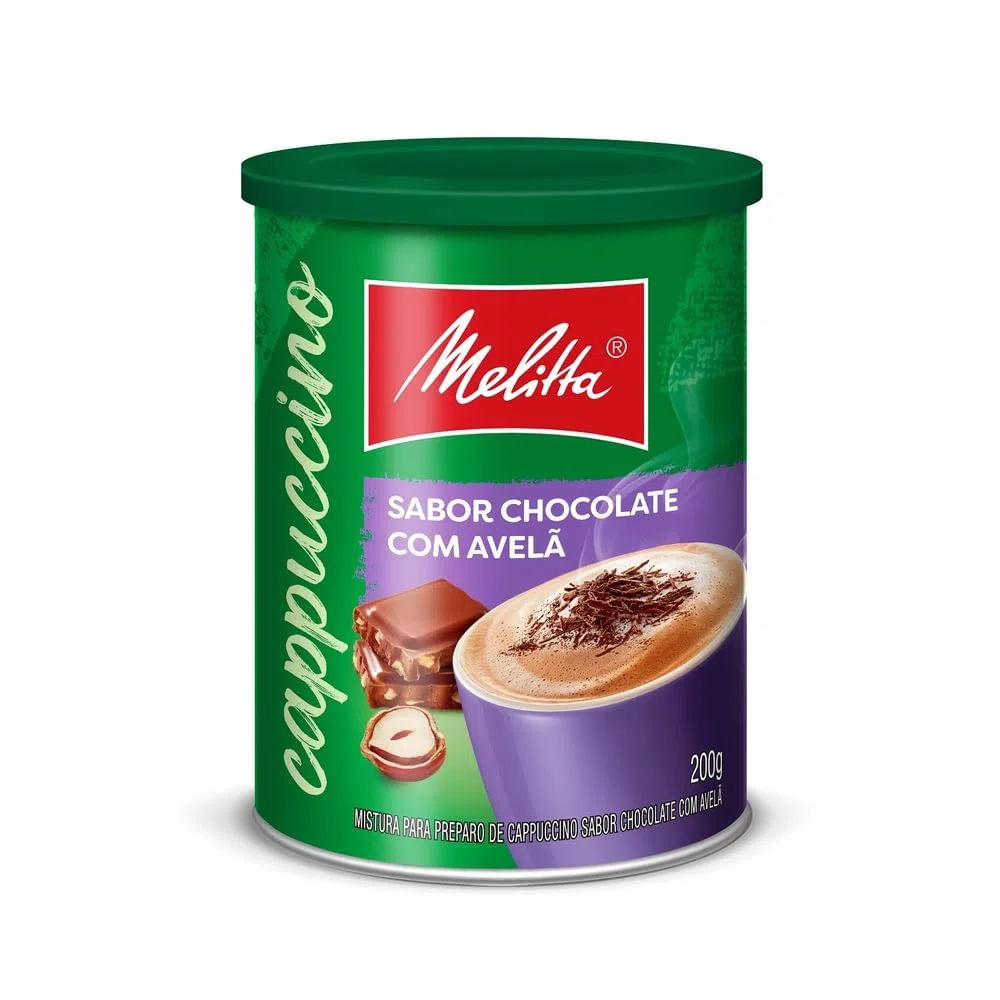 Cafe Cappuccino Melitta 200g Choc.Avela
