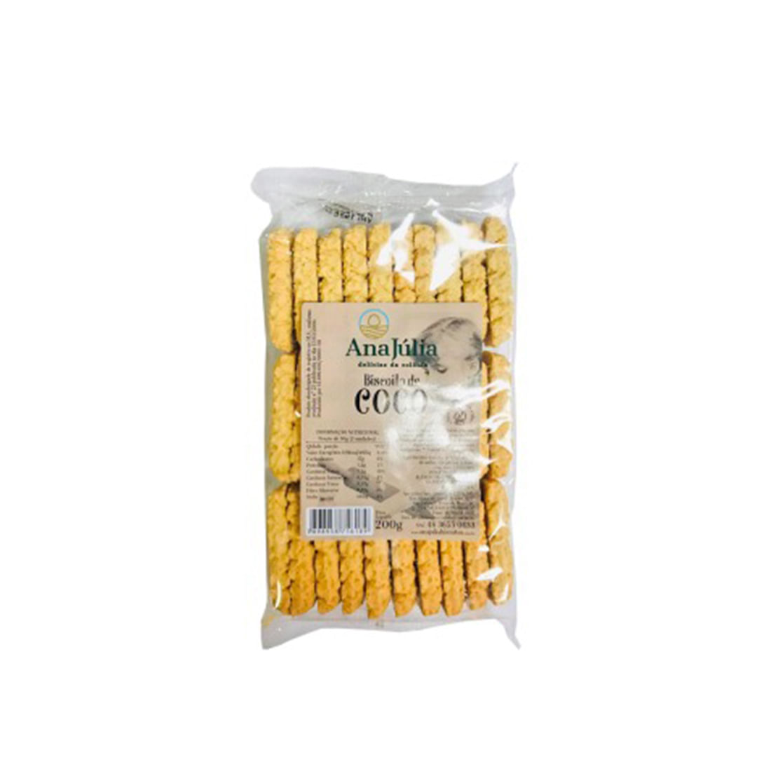 Biscoito Ana Julia 200g Coco