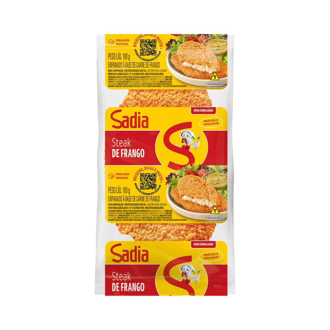 Empanado Frango Sadia 100g Steak