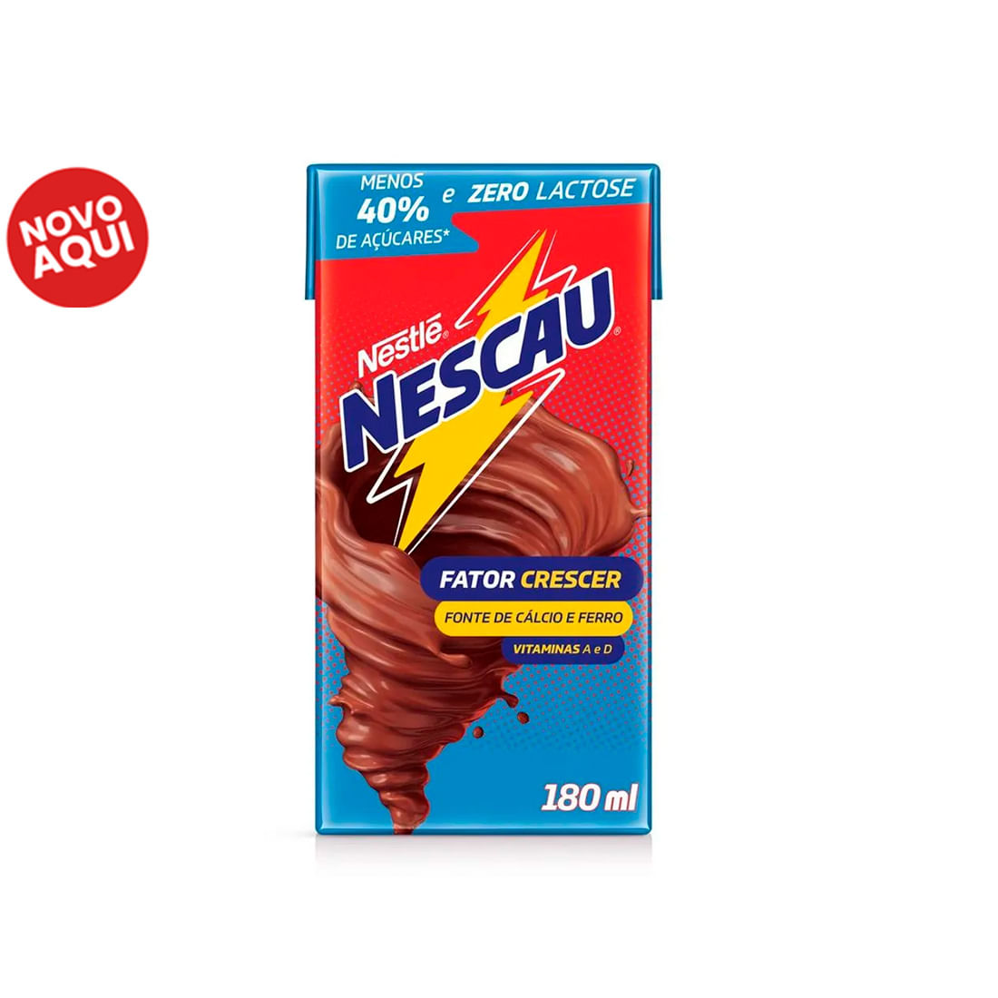 Bebida Láctea De Chocolate Nescau Zero Lactose 180ml