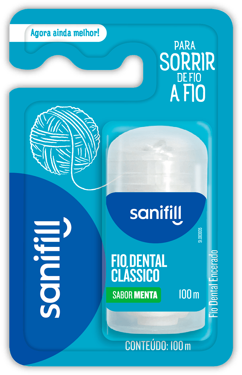Fio Dental Sanifill Classico 100m Menta
