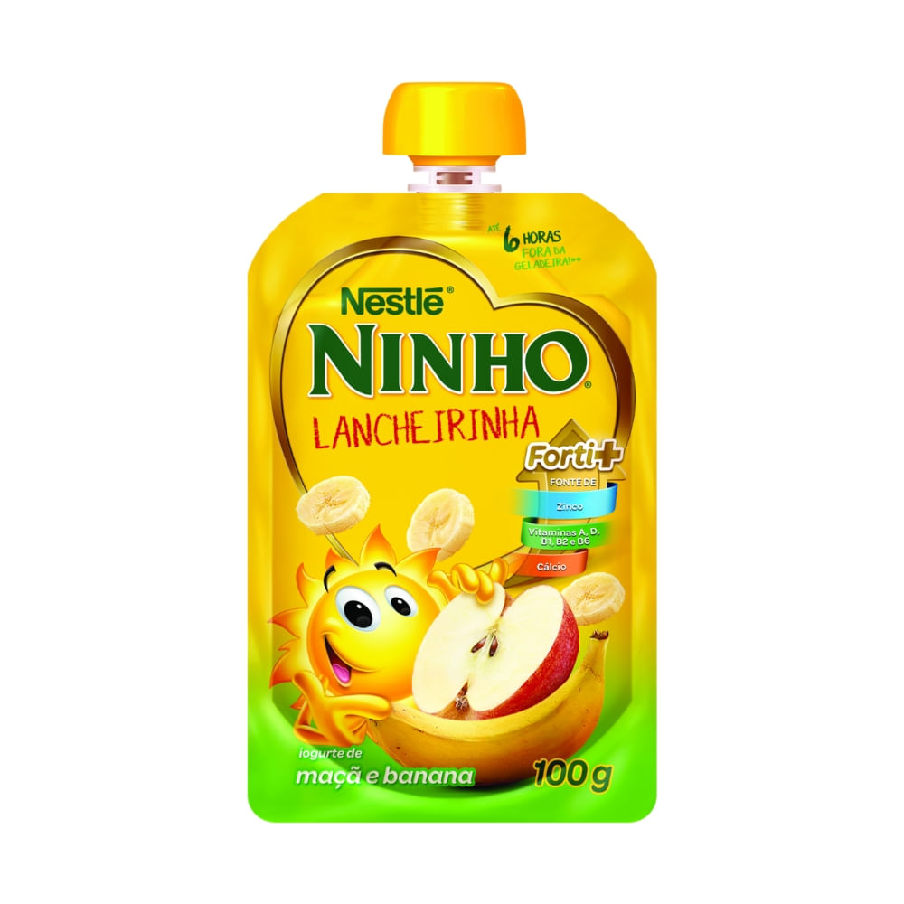 Iogurte Ninho 100g Lancheirinha Maca/Ban