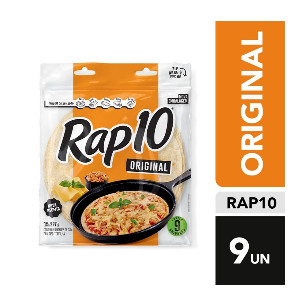 Pão De Tortilha Original Rap10 297g