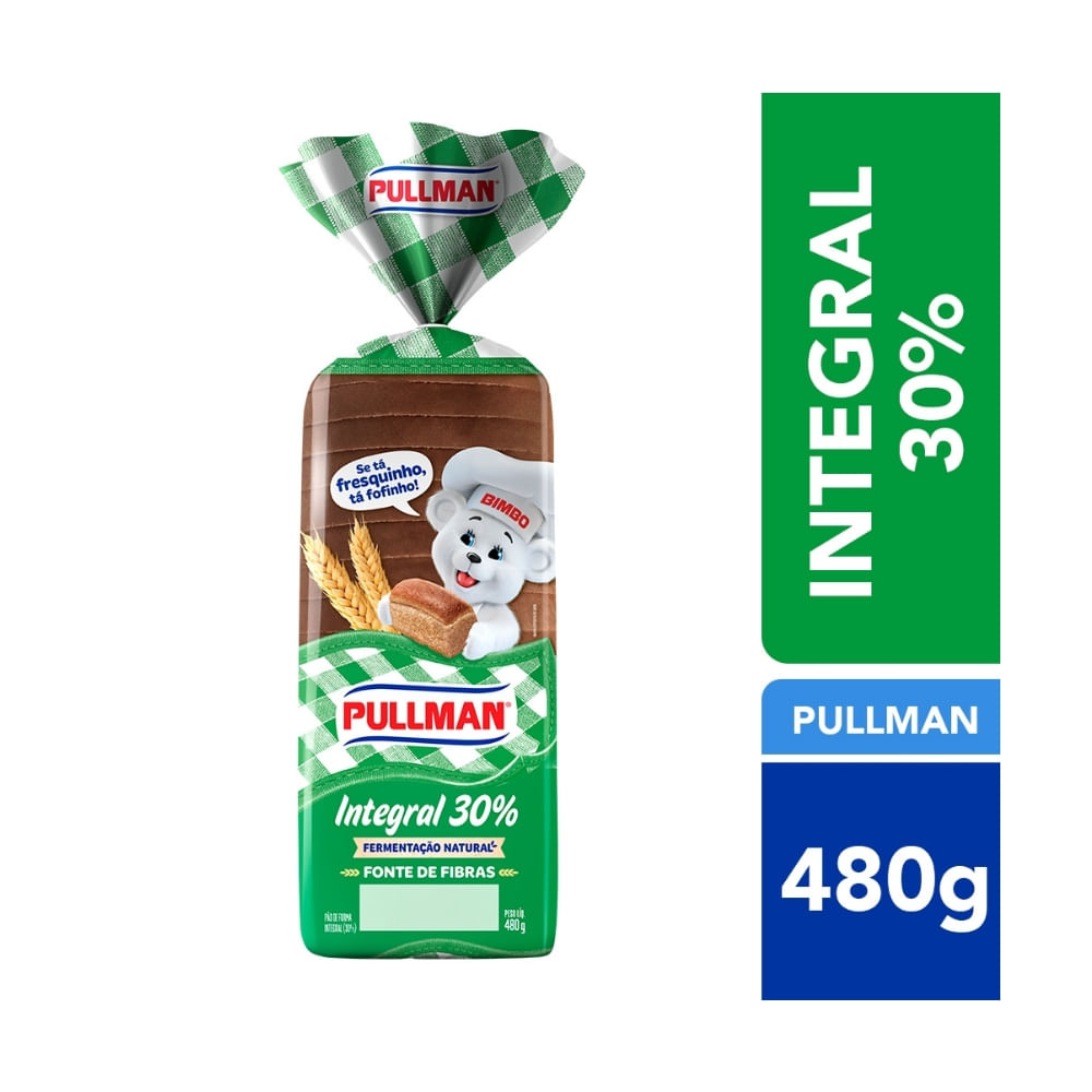 Pão Integral Pullman 480g