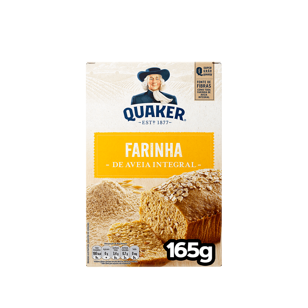 Farinha De Aveia Integral Quaker Caixa 165g