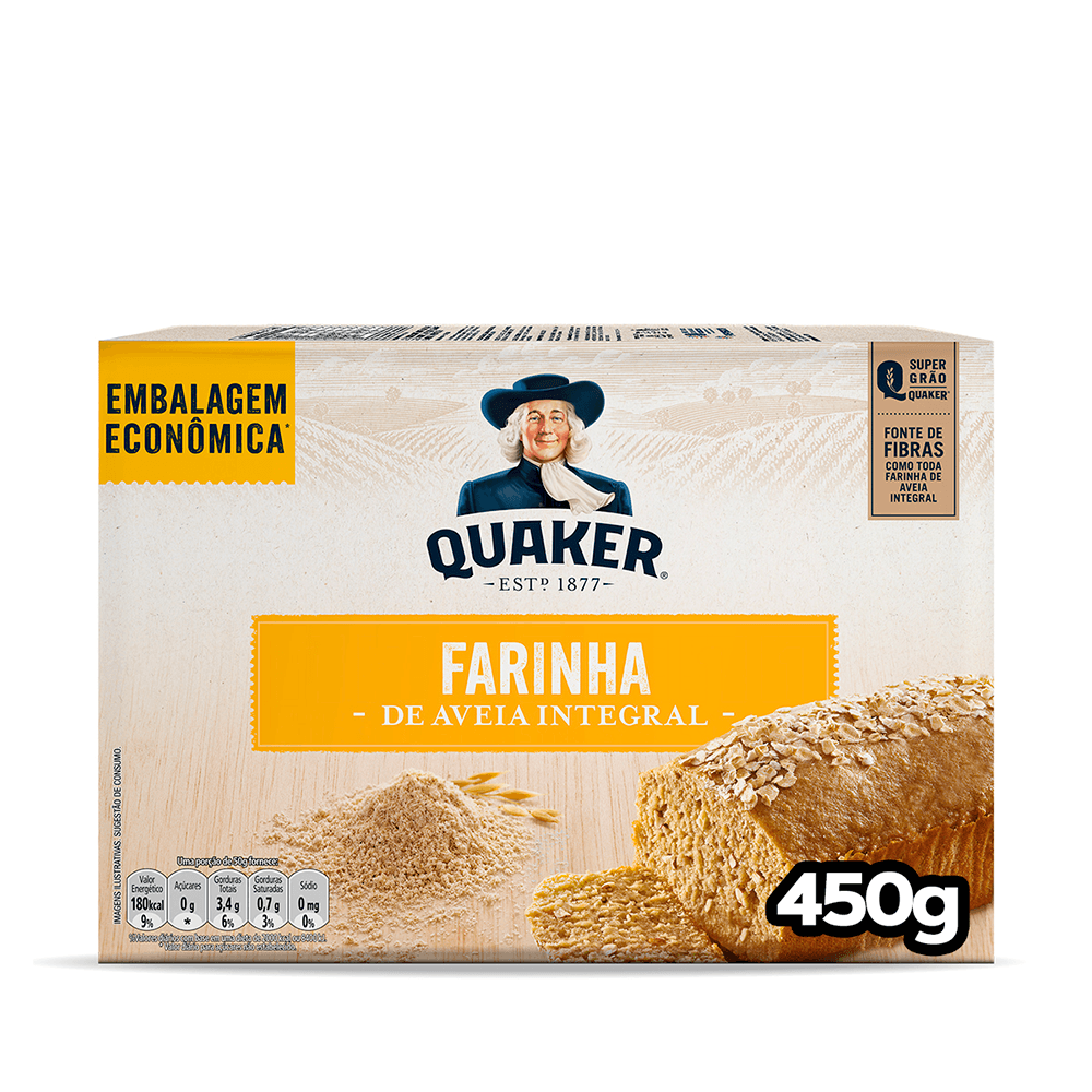 Farinha De Aveia Quaker Caixa 450g