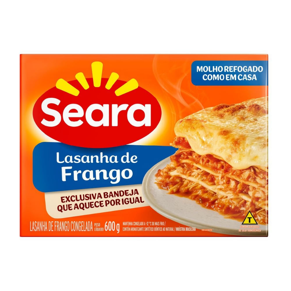 Lasanha De Frango Seara 600g