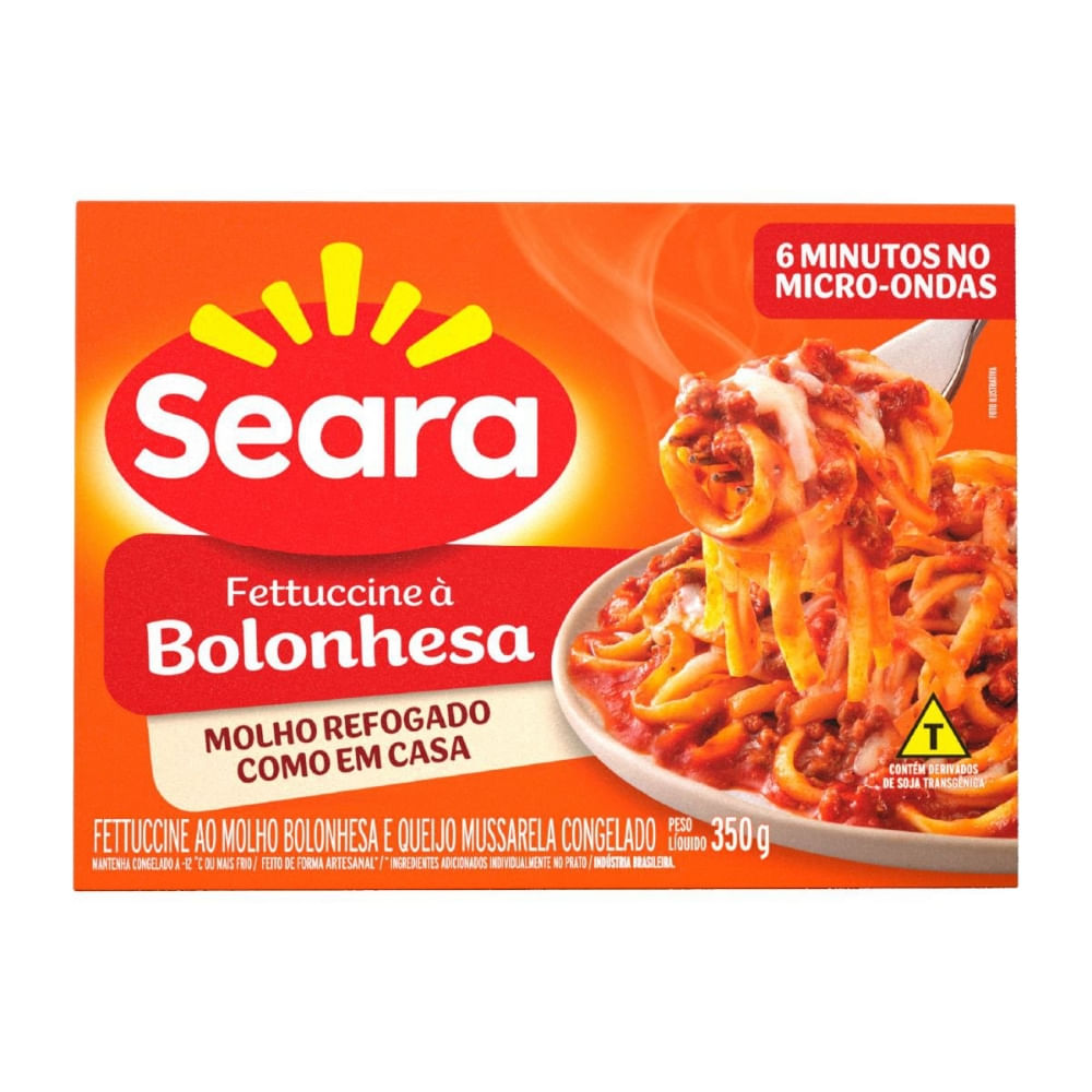 Fettuccine À Bolonhesa Seara 350g