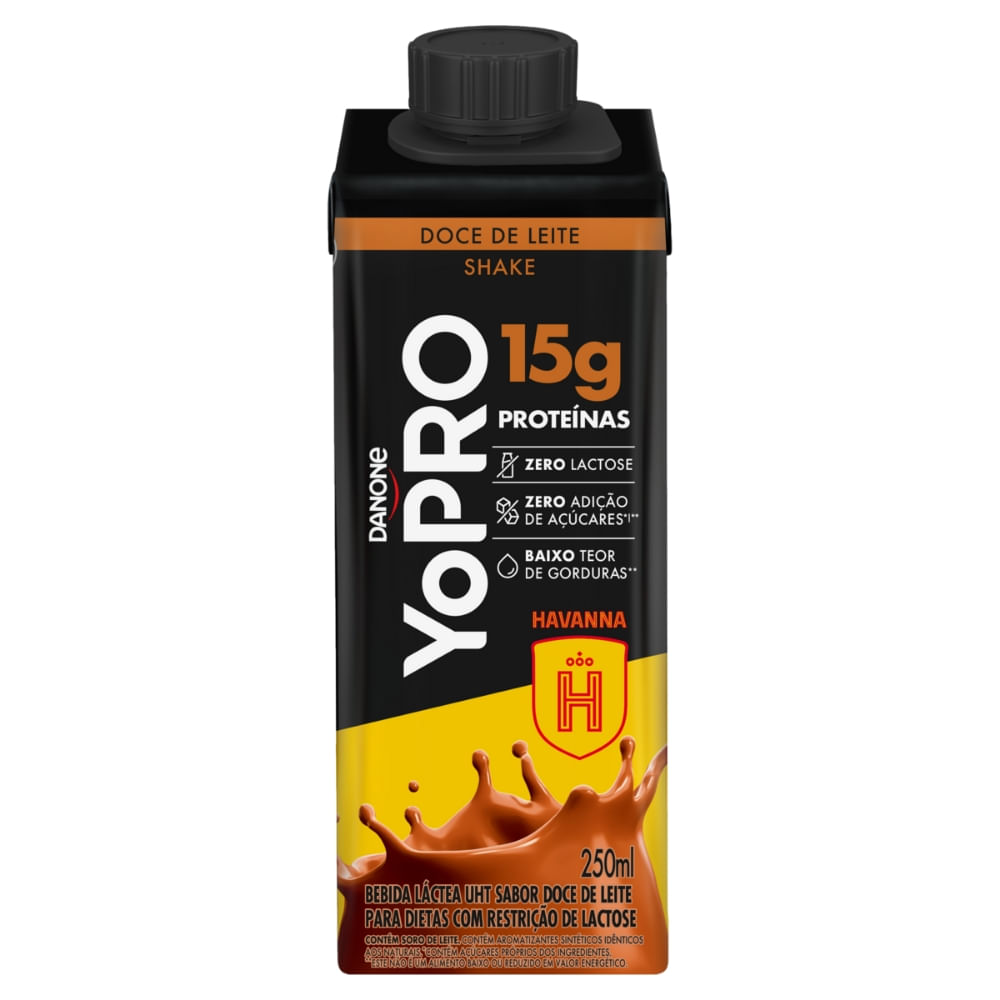 Bebida Lactea Yopro 250ml Havanna 15g Pr