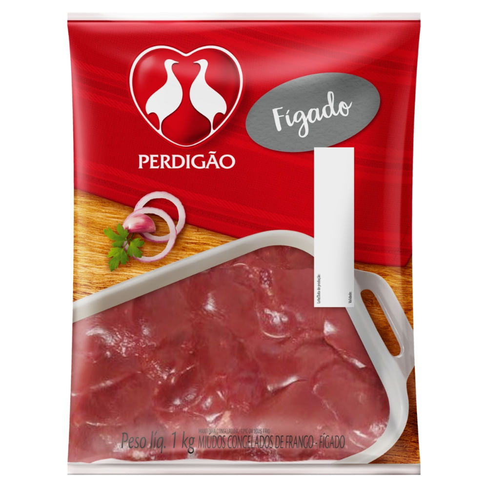 Figado De Frango Perdigao 1kg Congelado