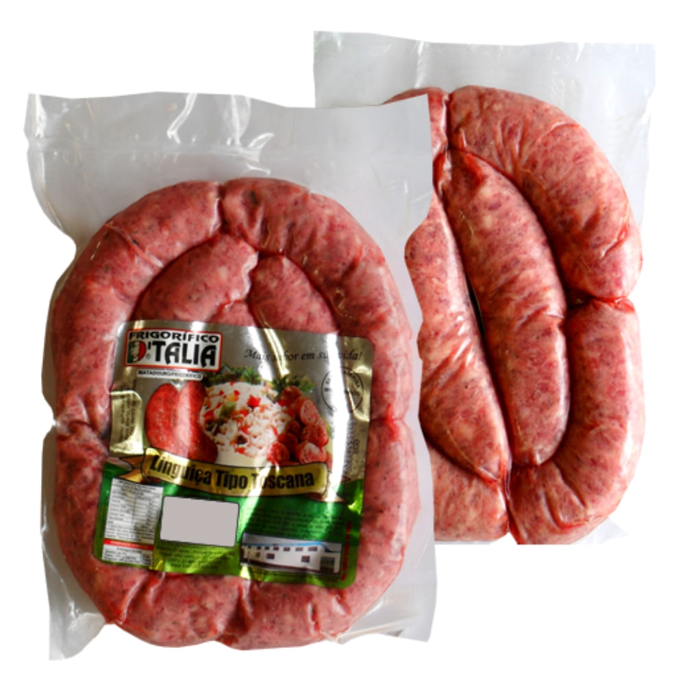 Linguica Toscana D'Talia 600g Resfriada