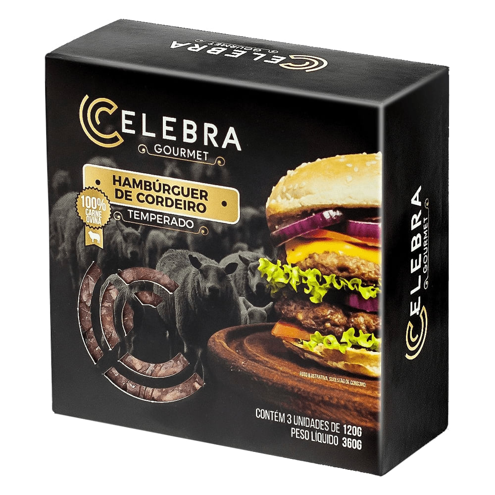 Hamburguer Cordeiro Celebra 360g