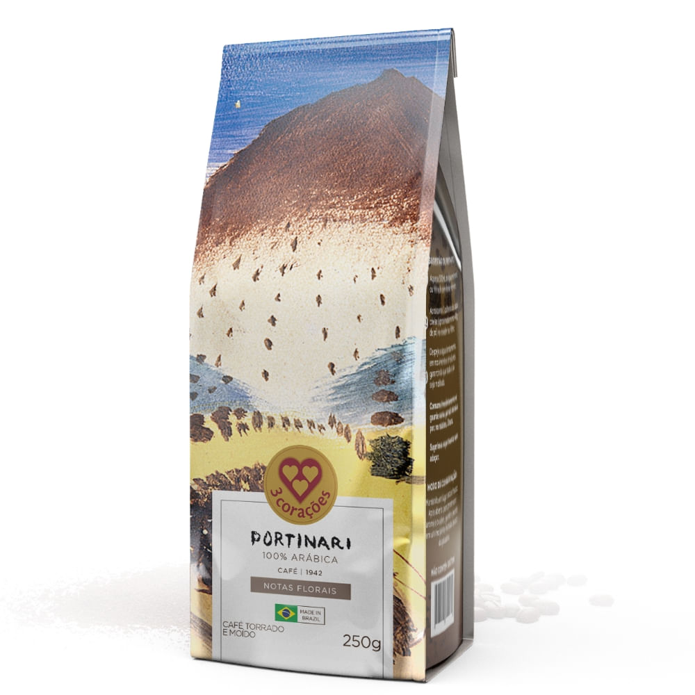 Café Em Pó 3 Corações Portinari Café 1942 250g
