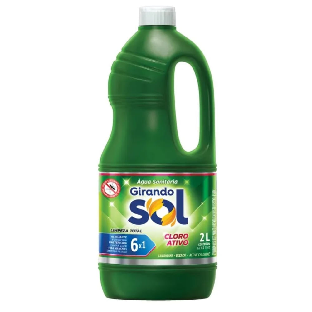 Água Sanitária Girando Sol 2 Litros