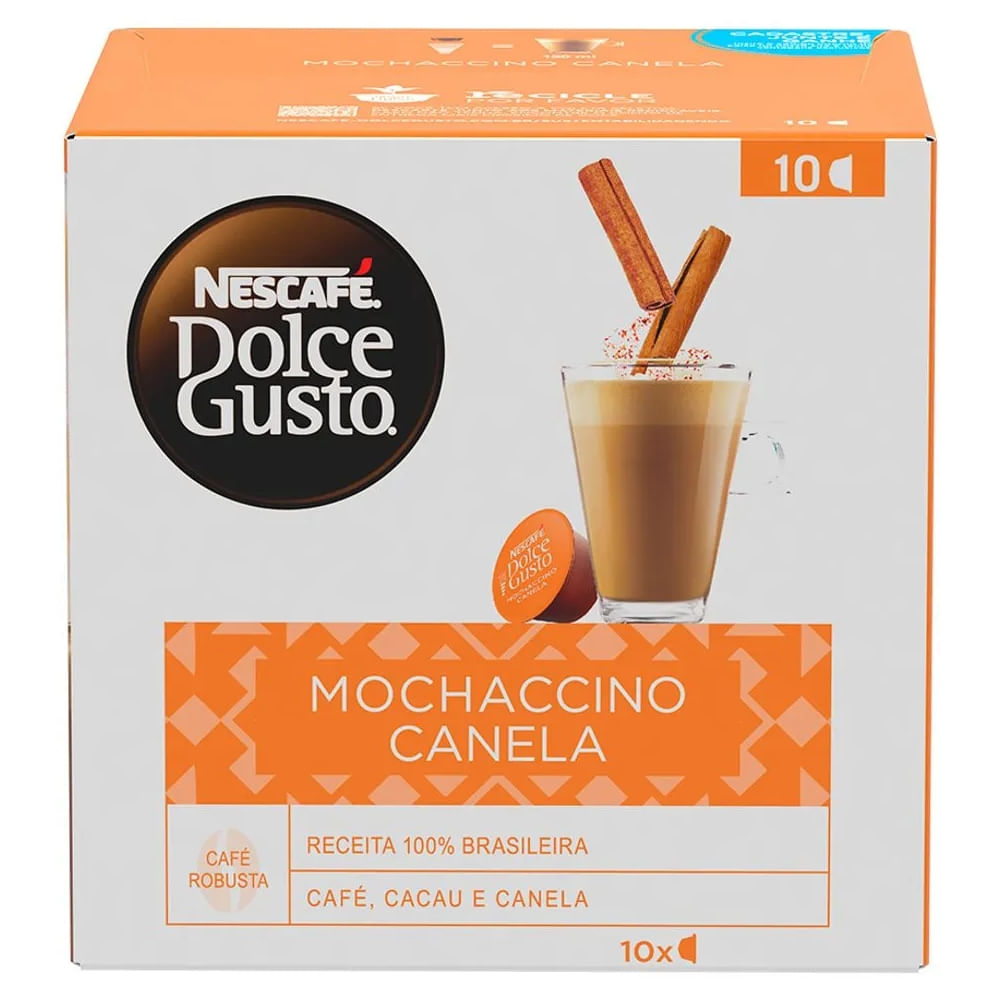 Café Em Cápsula Mochaccino Canela Nescafé Dolce Gusto 172g