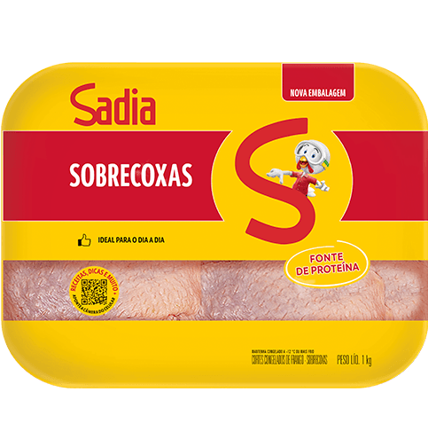 Sobrecoxa De Frango Sadia Bandeja 1kg