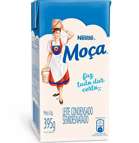Leite Condensado Semidesnatado Moça 395g