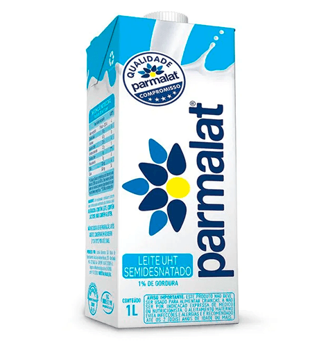 Leite Longa Vida Parmalat Semidesnatado  1l