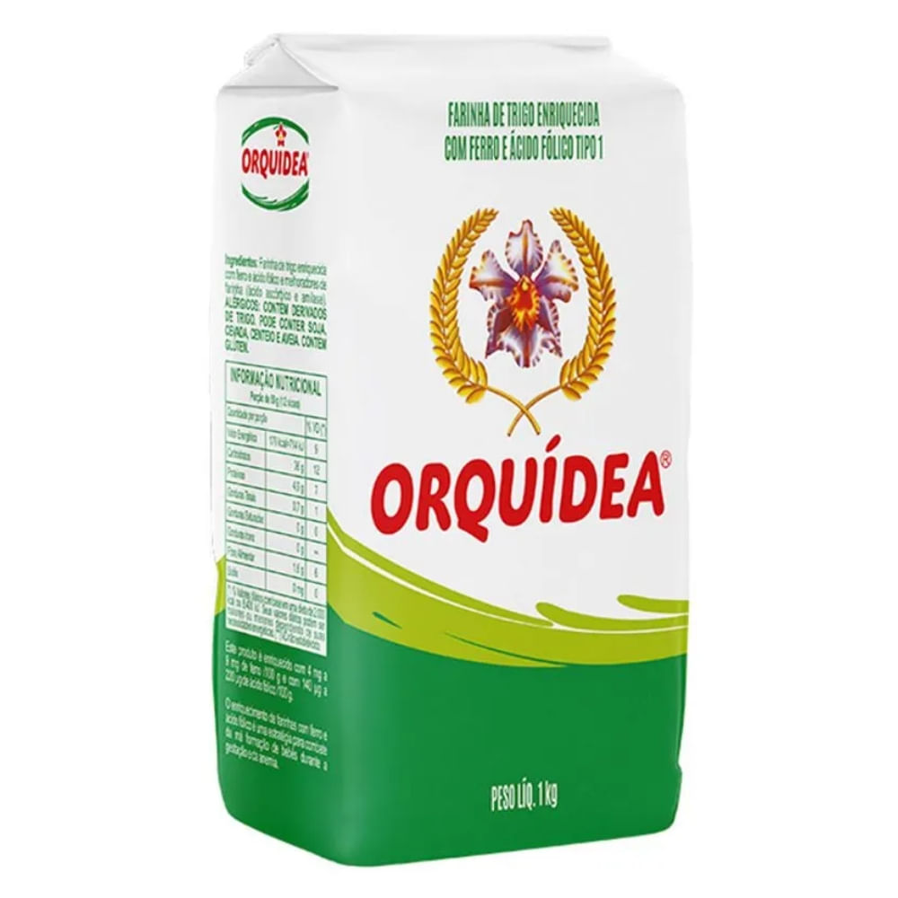 Farinha De Trigo Orquídea 1kg