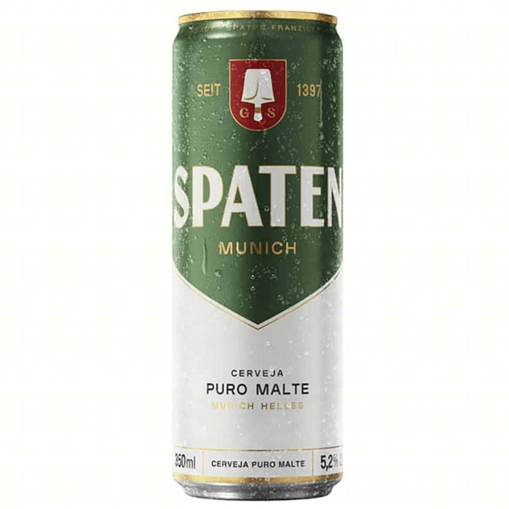 Cerveja Spaten Puro Malte 350ml Lata