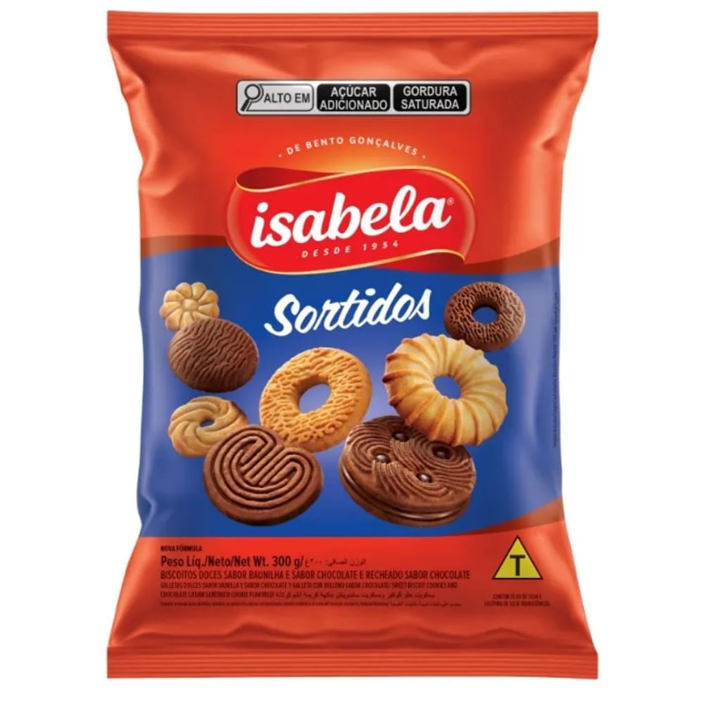 Biscoito Sortido Isabela Amanteigado 300g