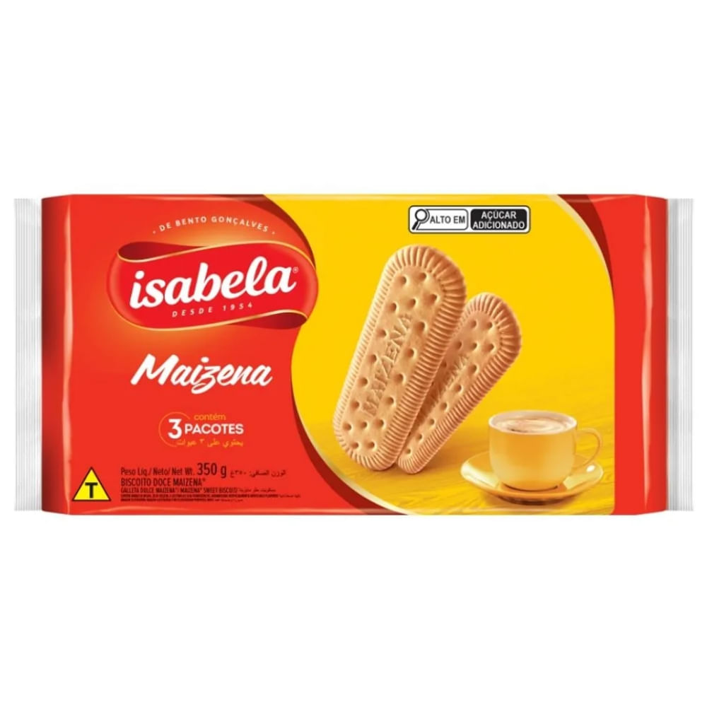 Biscoito Maizena Isabela 350g