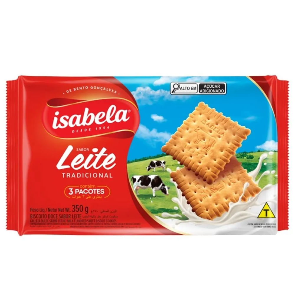 Biscoito Isabela Leite 350g