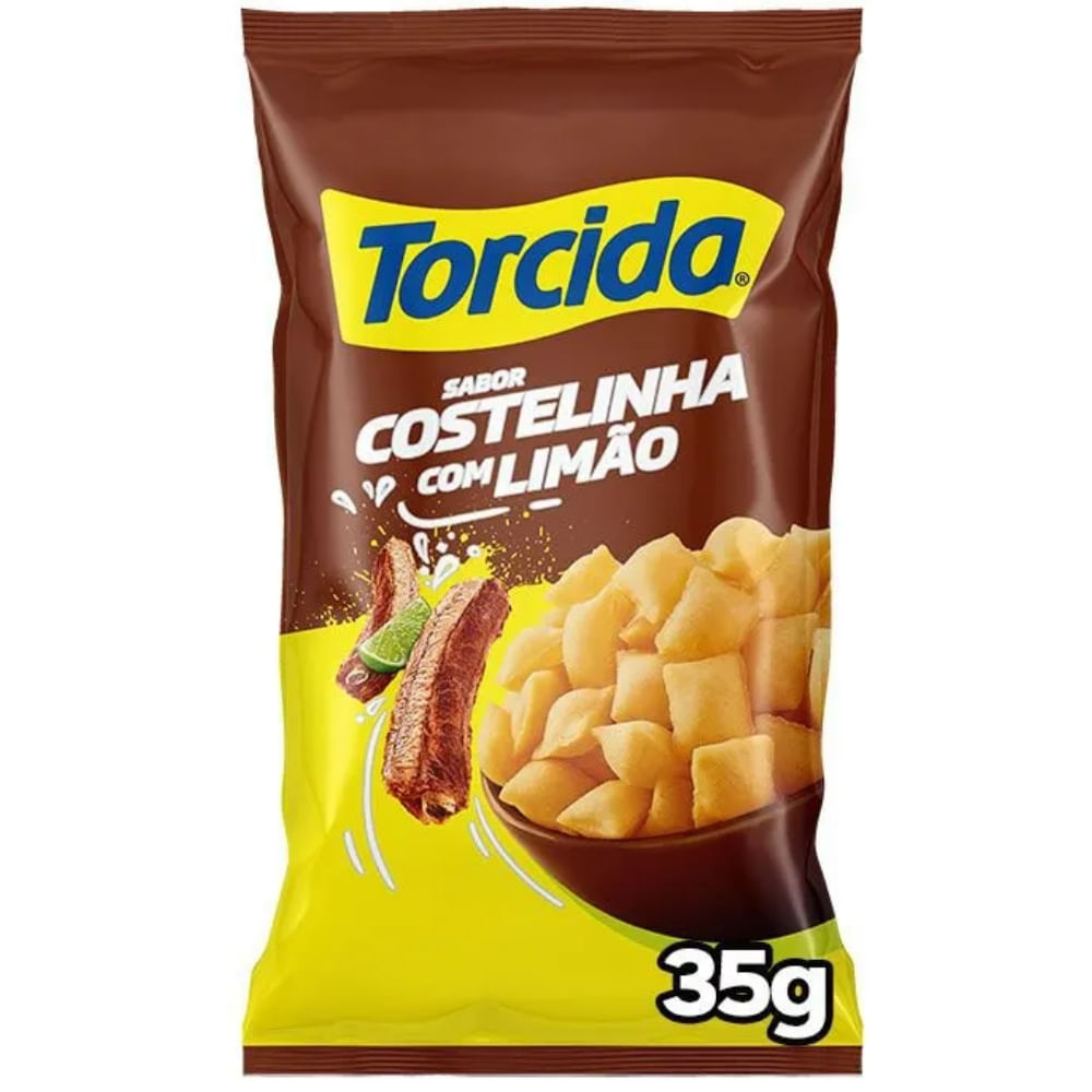 Salgadinho Costelinha Com Limão Torcida 35g