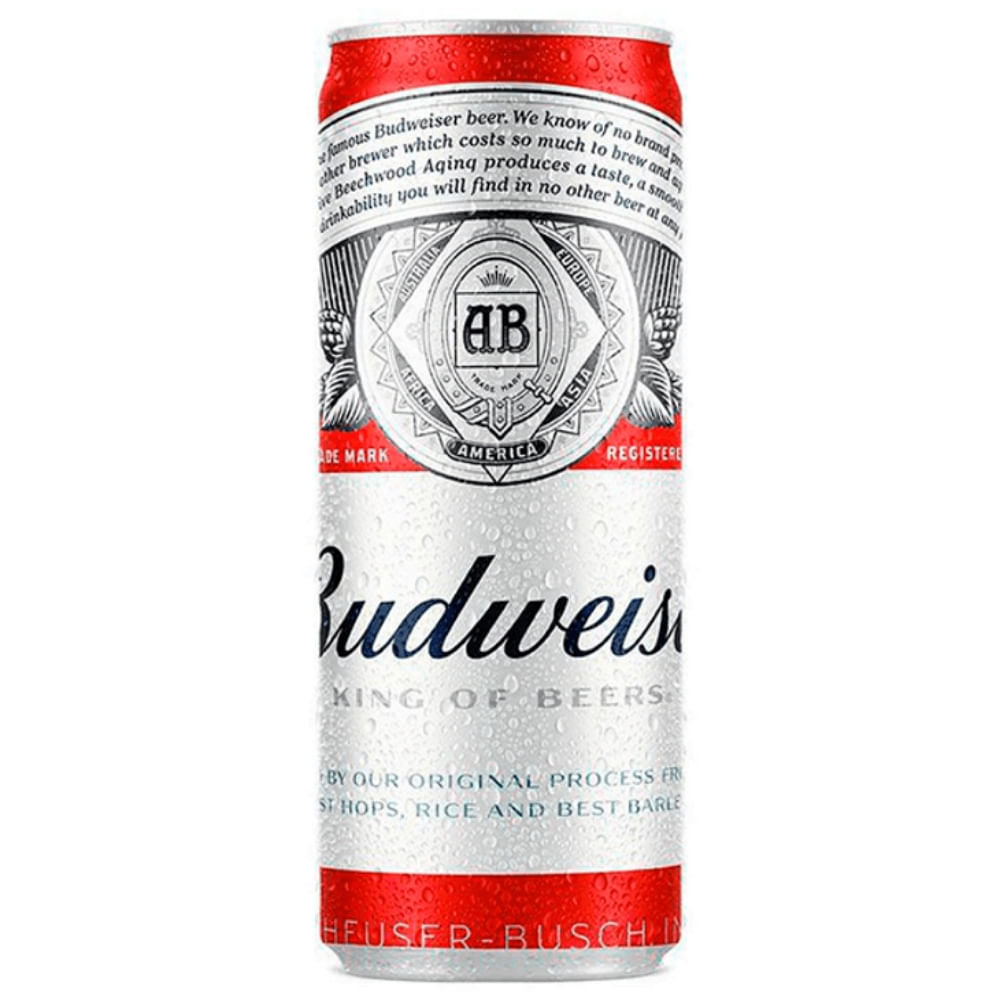 Cerveja Budweiser Lata 350ml