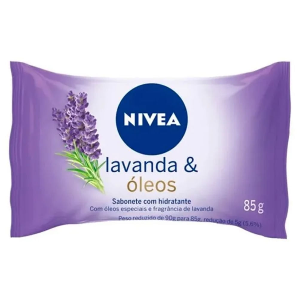 Nivea Sabonete Em Barra Lavanda & Óleos 85g
