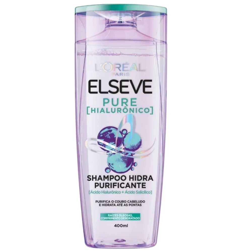 Shampoo Elseve Pure Hialurônico 400ml