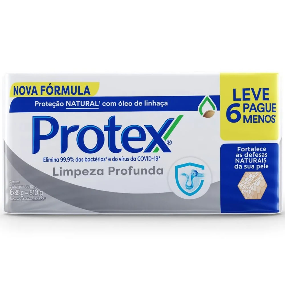 Sabonete Protex 85g Limp.Profun.C/6 L+P-