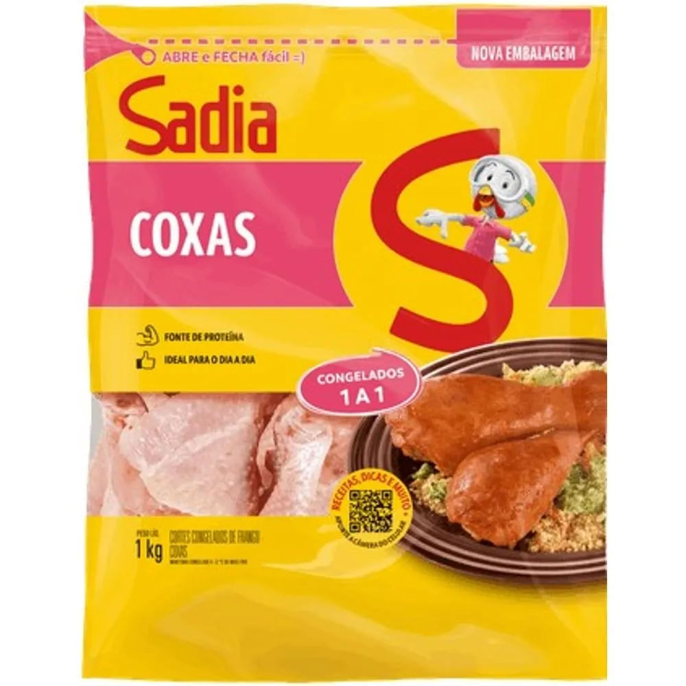 Coxa De Frango Sadia 1kg  Iqf