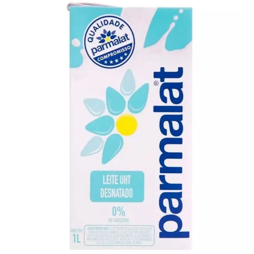 Leite Longa Vida Parmalat Desnatado 1l