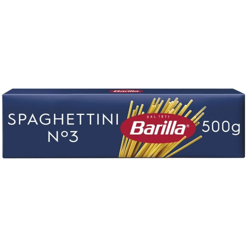 Macarrão Barilla 500g Spaghettini - Número 3
